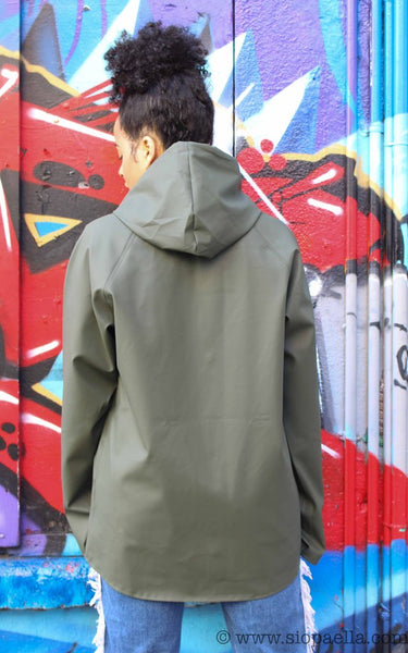 Elka Thorsminde Olive Rain Jacket siopahome