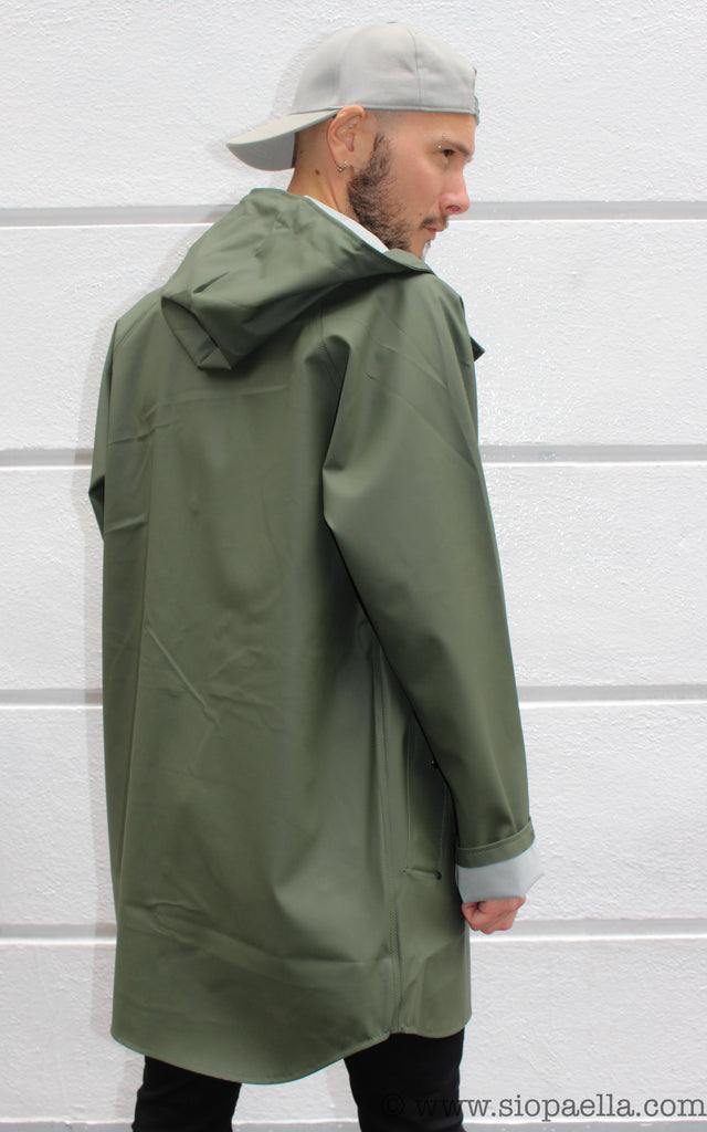 Elka Sønderby Olive Green Rain Jacket