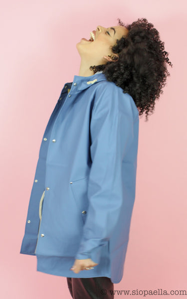 Blue rain clothing outlet