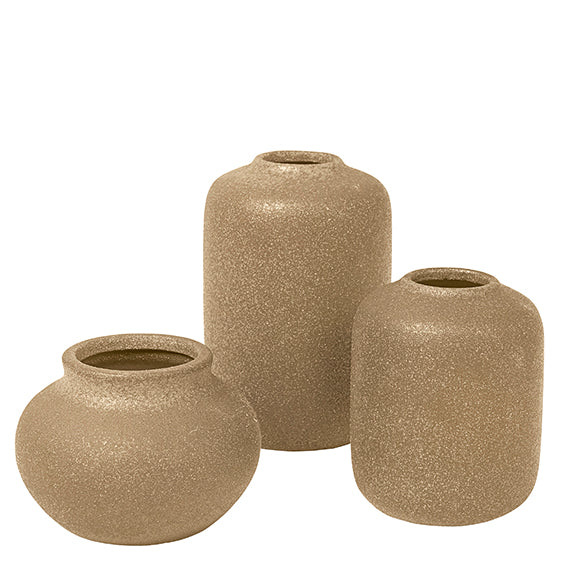Broste Rustic Set of Vases