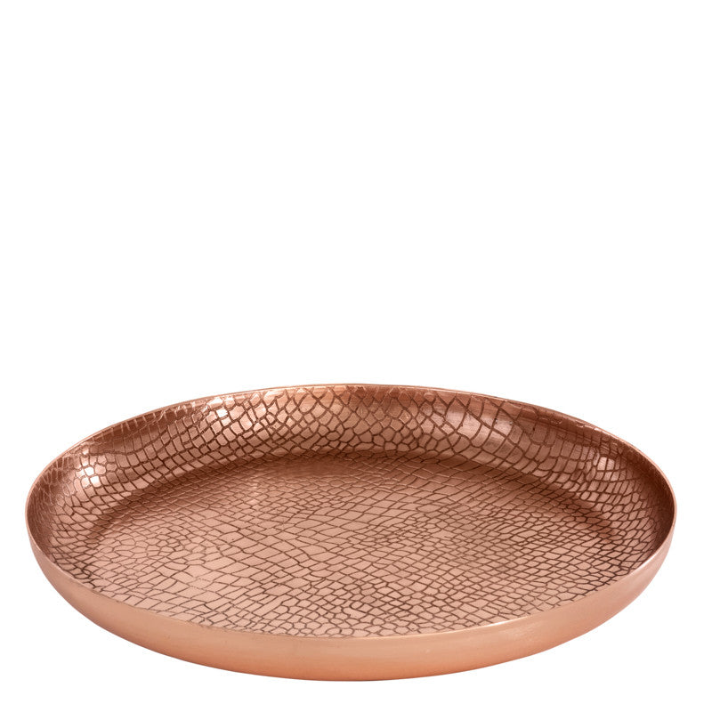 Copper Croc effect Tray/Plate