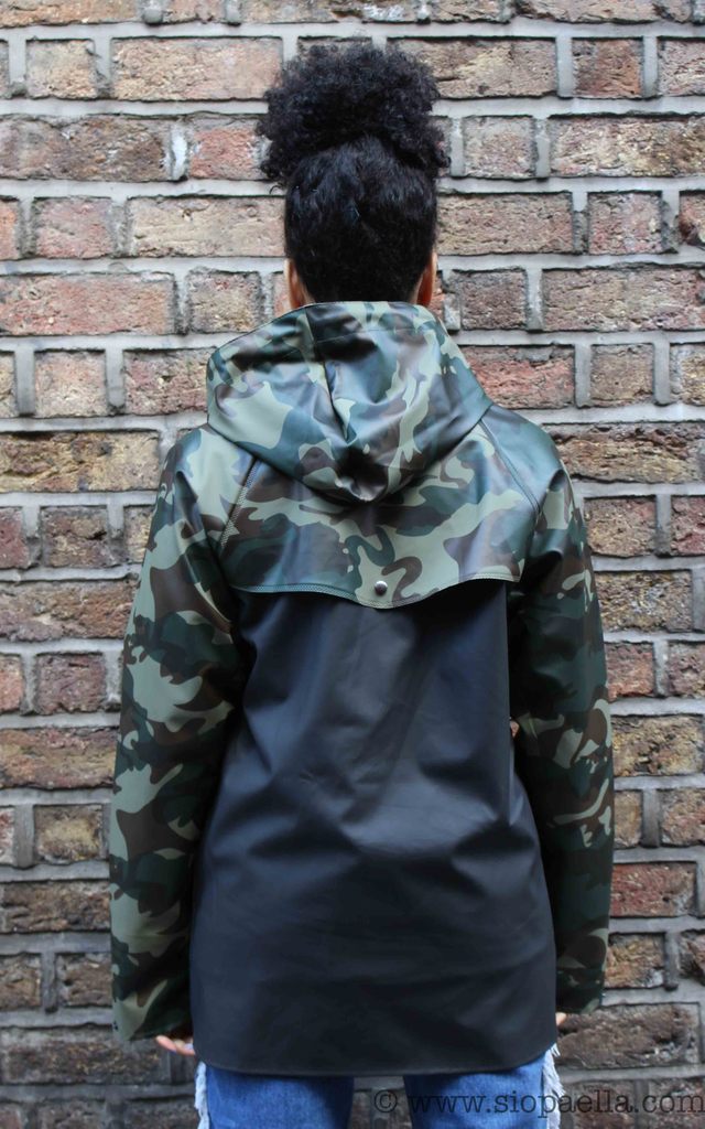 Elka Tisvilde Camo/Black Rain Jacket