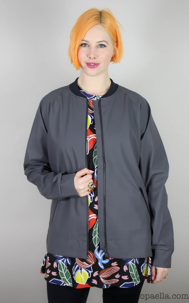 Elka Hornum Dark Grey Bomber