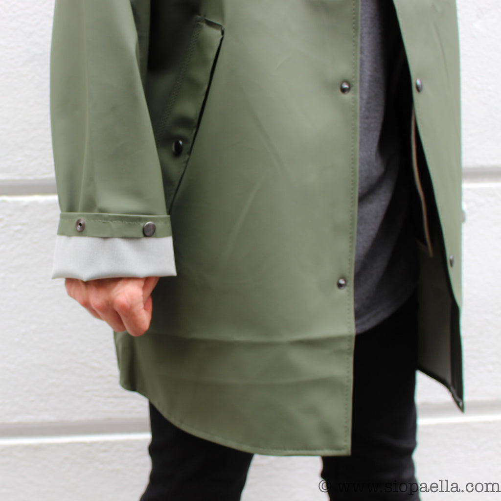 Elka Sønderby Olive Green Rain Jacket