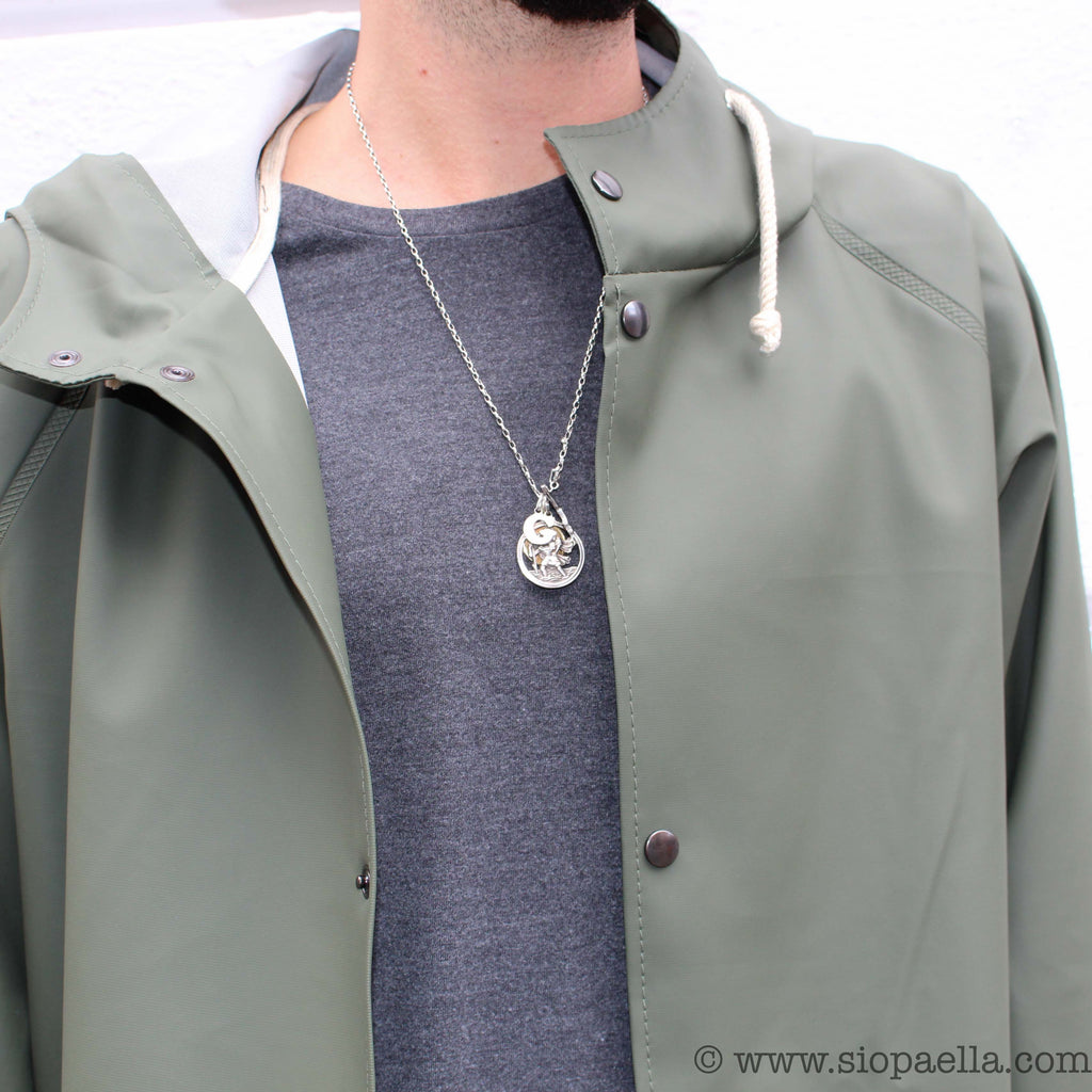 Elka Sønderby Olive Green Rain Jacket