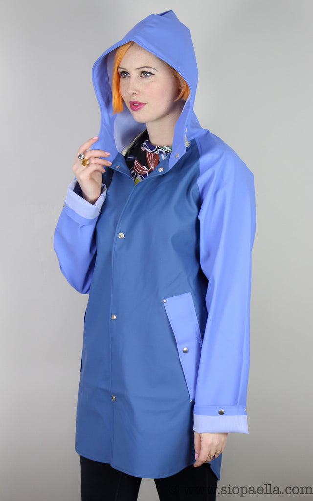 Elka Sønderby Stellar Blue / Carrier Blue Rain Jacket