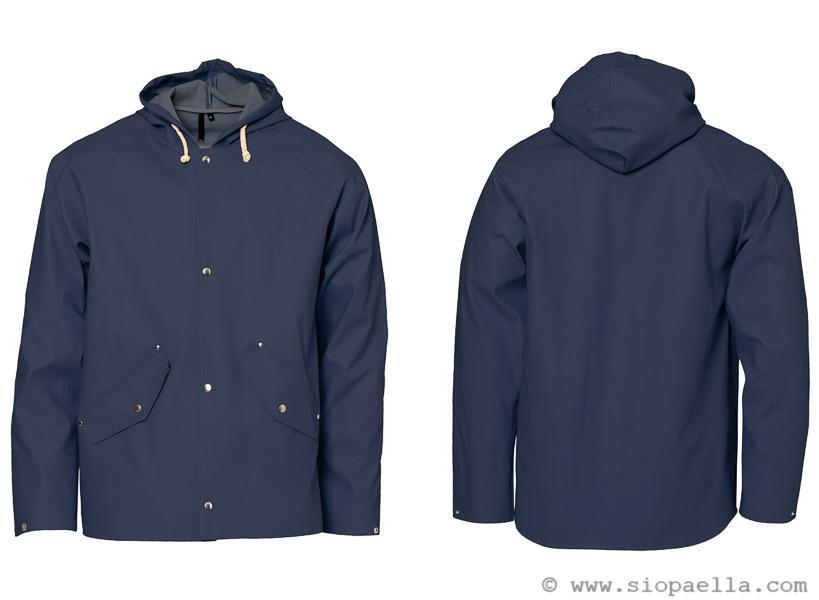Elka Thorsminde Navy Rain Jacket