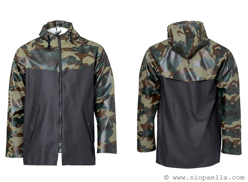 Elka Tisvilde Camo/Black Rain Jacket