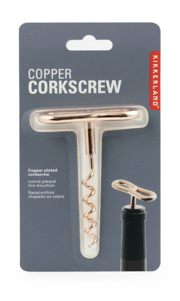Copper Plated Corkscrew