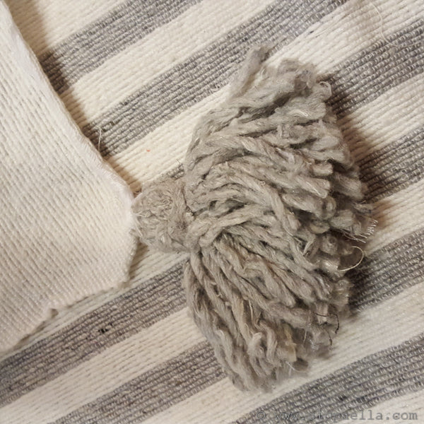Moroccan Striped Pom Pom Throw