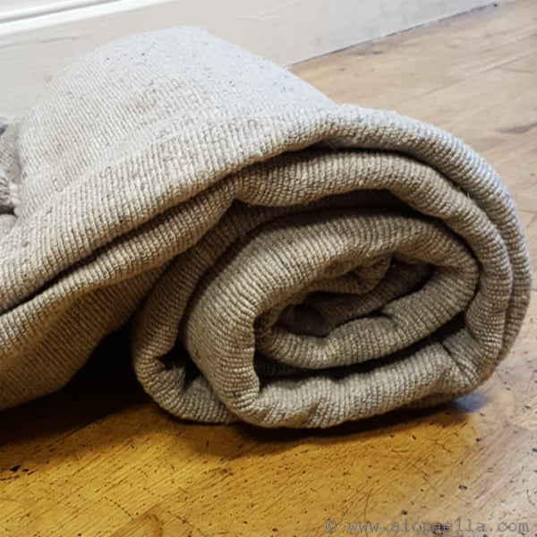 Moroccan Grey Pom Pom Throw